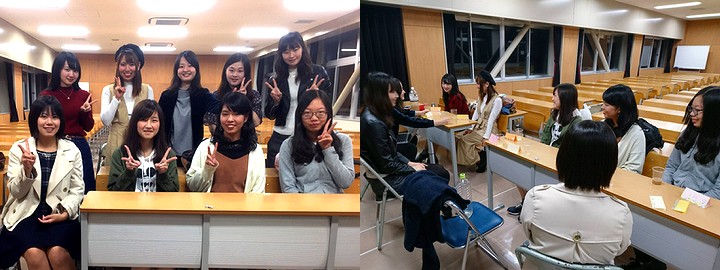 知能情報女子*茶話会(1年生対象)@吉田キャンパス